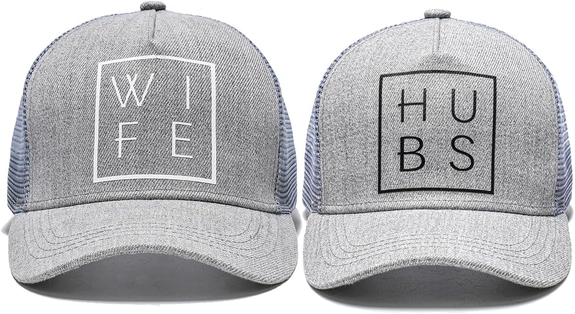 Mom and Dad Hats Adjustable Matching Couple Hats - Image 4