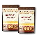 Naario Classic Muesli | Zero Added Sugar | Real Fruit and Nuts | Keeps You Full 3–4 Hours | No Preservatives | Oat-Based | Ready in 2 Minutes | 500g gallery image