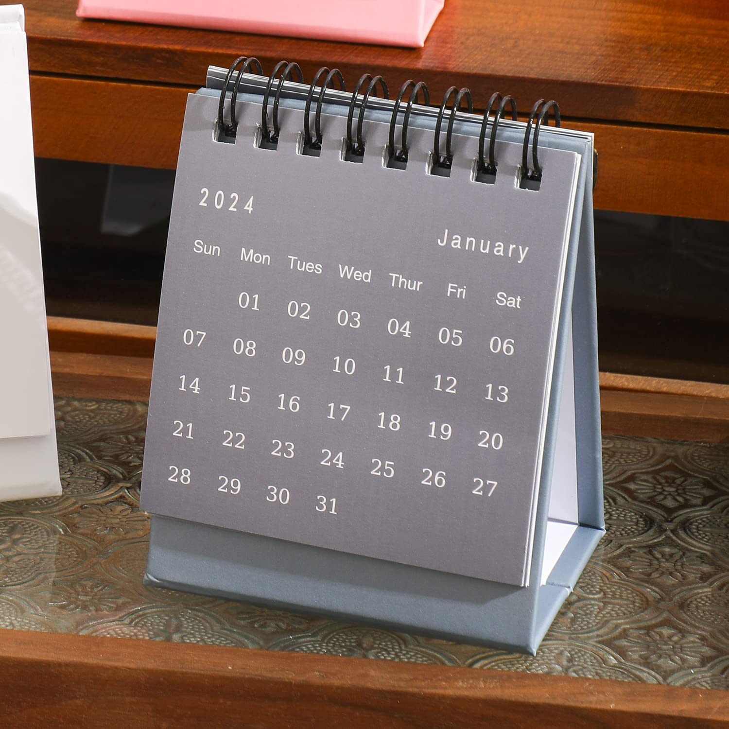 Amazon.com : Mini Desk Calendar 2024-2025 - Runs From January 2024 until June 2025 Small Desktop Calendar Thick Paper Twin-Wire Binding with Stickers for Home Office School (Mini Grey) : Office Products amazon-com-mini-desk-calendar-2024-2025-runs-from-january-2024-until-june-2025-small-desktop-calendar-thick-paper-twin-wire-binding-with-stickers-for-home-office-school-mini-grey-office-products