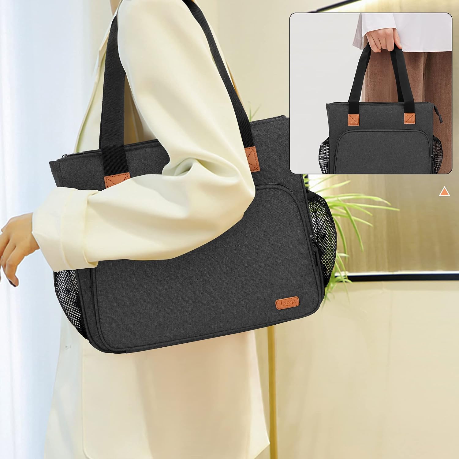 LUXJA Carrying Case for A4 Light Pad and Diamond Painting Accessories, Storage Bag for Diamond Painting Tools and Light Box (Fits for A4 Light Pad), Black (Bag Only)