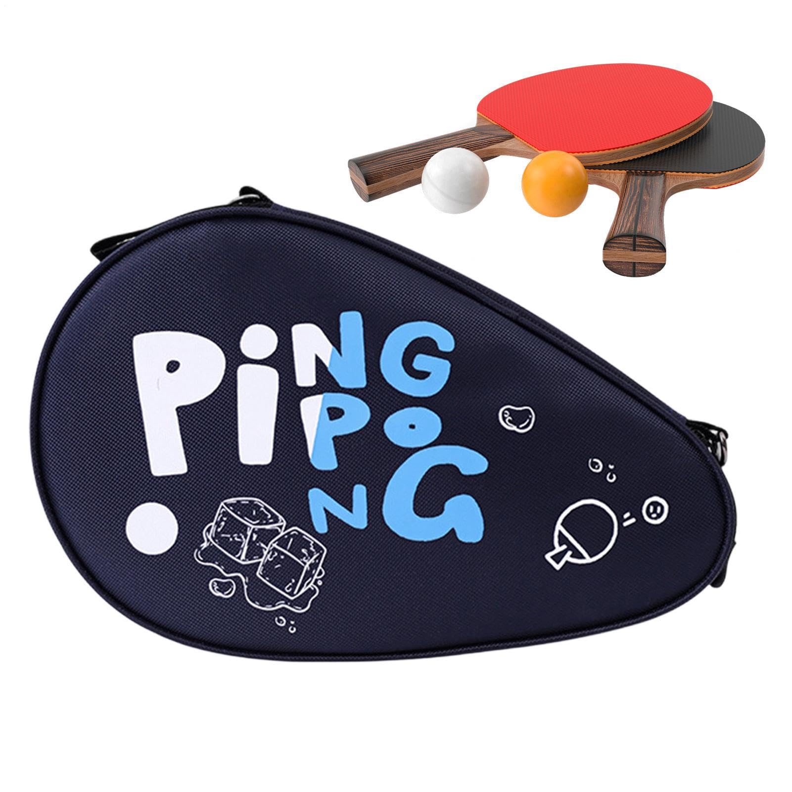 Funda de palas para atletas con espacio para pelotas y correa regulable 8