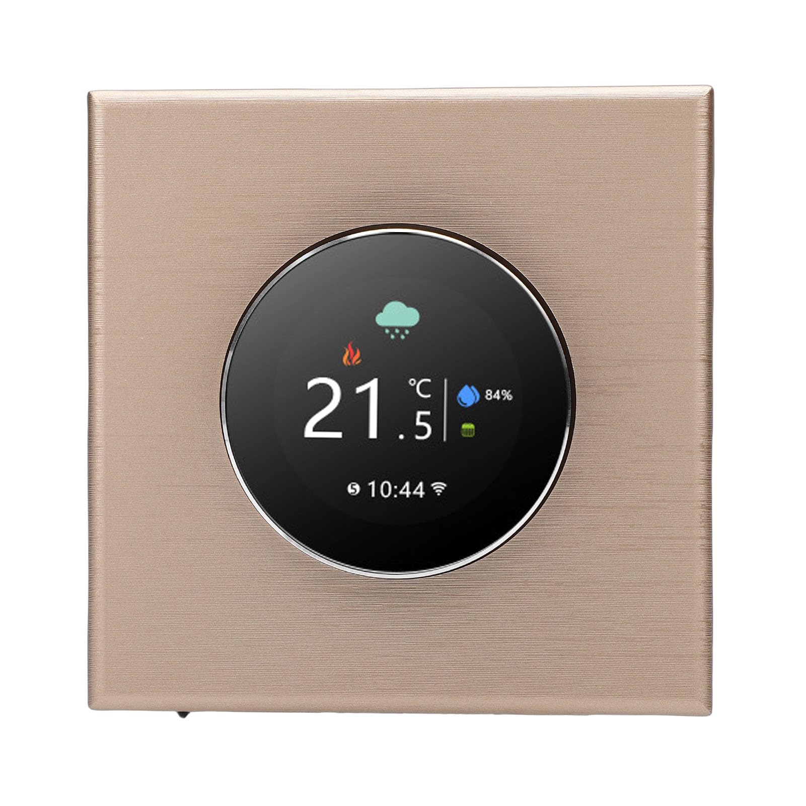Fafeicy Termostato Intelligente, Termostato WiFi con Display Digitale a Colori e Schermo Touch for di Riscaldamento a Pavimento Ad Acqua