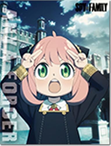 Great Eastern Entertainment Spy X Family - Anya Forger - Manta visual de personaje de 46 pulgadas de ancho x 60 pulgadas de alto