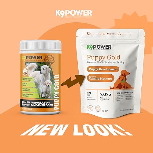 Miniatura 2 de K9 Power Puppy Gold - Suplemento para cachorros en crecimiento y madres lactantes - Nutrientes esenciales para un crecimiento y desarrollo
