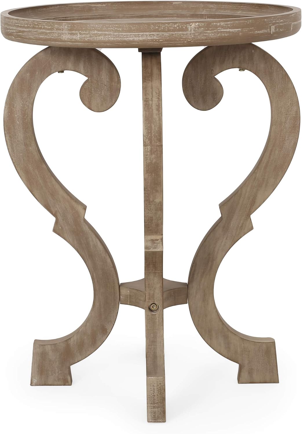 Christopher Knight Home Eleanor French Country Accent Table with Round Top, Natural