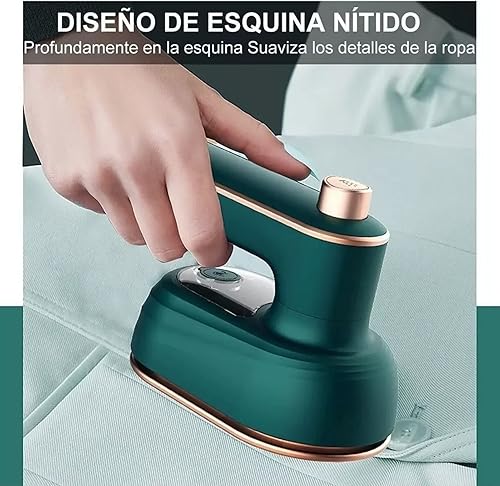 Miniatura 3 de Plancha de vapor, 2 en 1, máquina de planchar eléctrica seca y húmeda con mango giratorio, plancha de vapor portátil de mano para ropa de 110 V 33 W