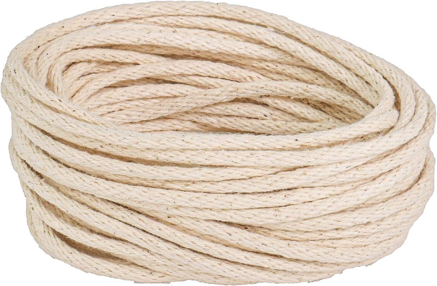 SGT KNOTS Cotton Sash Cord 1/8 in x 25 ft Coil, Natural