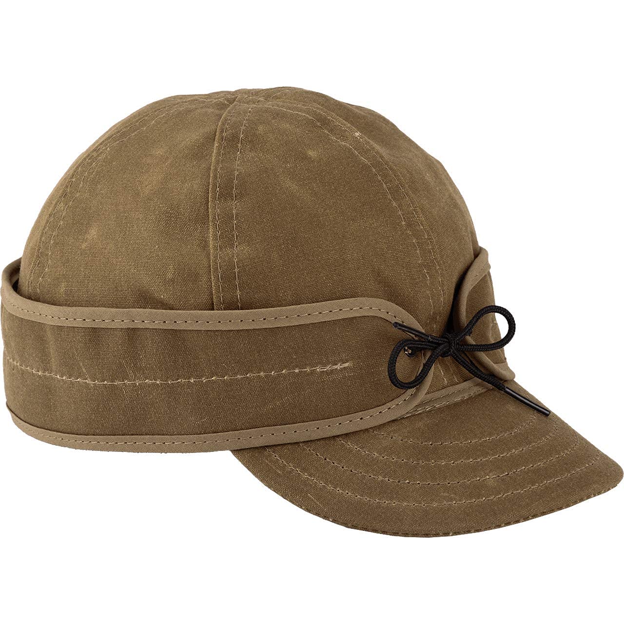 Stormy KromerInsulated Waxed Cotton Cap Size 7 3/8 Sand