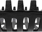 JVL Arden 16" Grille à Charbon en Fonte Noir, 37 x 27 x 16 cm - 4