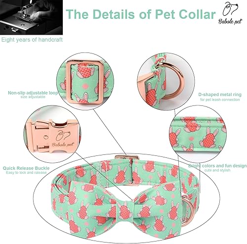 Miniatura 210 de Collar de perro con bandera estadounidense con pajarita, collar patriótico para perros pequeños, medianos y grandes, talla XS