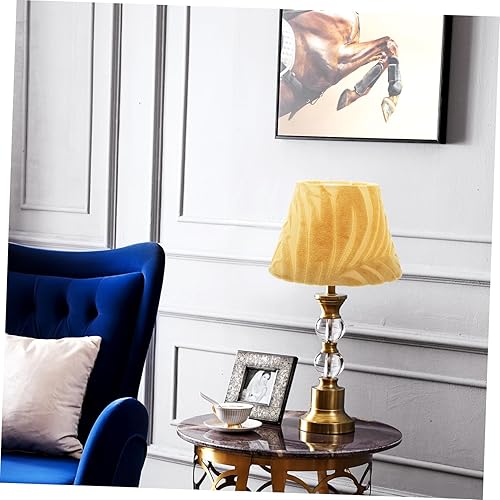 Miniatura 5 de Homoyoyo Pantalla de lámpara con borla, pantalla de mesa, pantalla festoneada, pantalla de tela rústica, pantalla de lámpara de noche, pantalla de