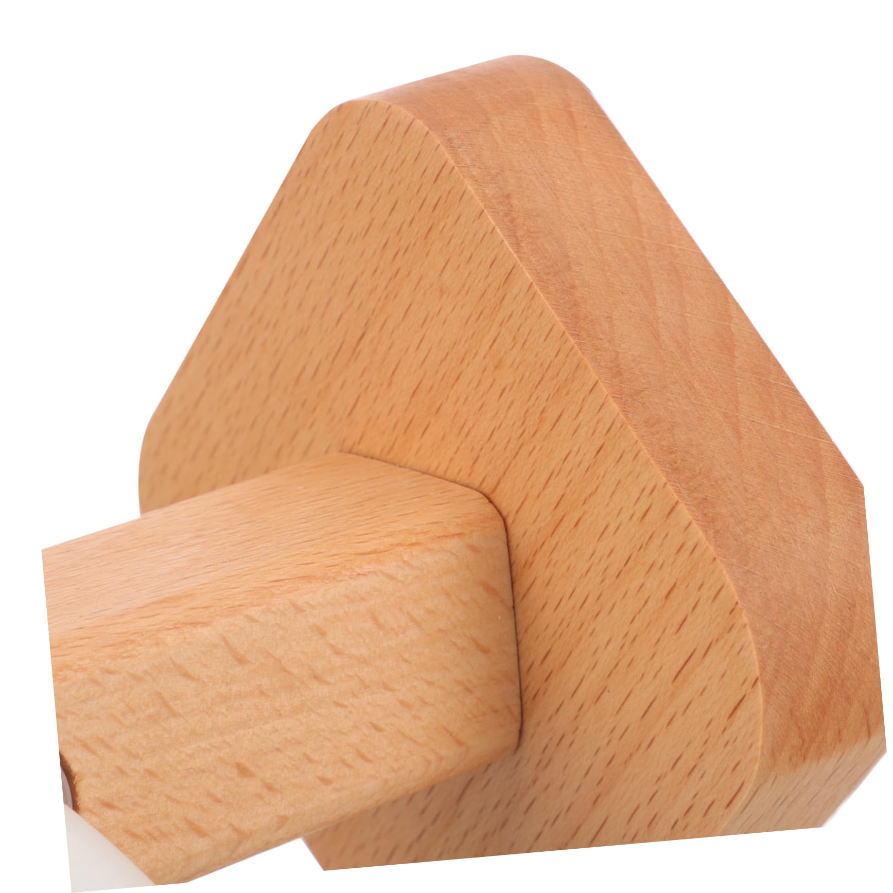 Porta Asciugamani in Legno Beige da Parete Anello Bagno | Struttura Semplice, Stile Classico, Pratico per Asciugamani e Panni, Finitura Chiara