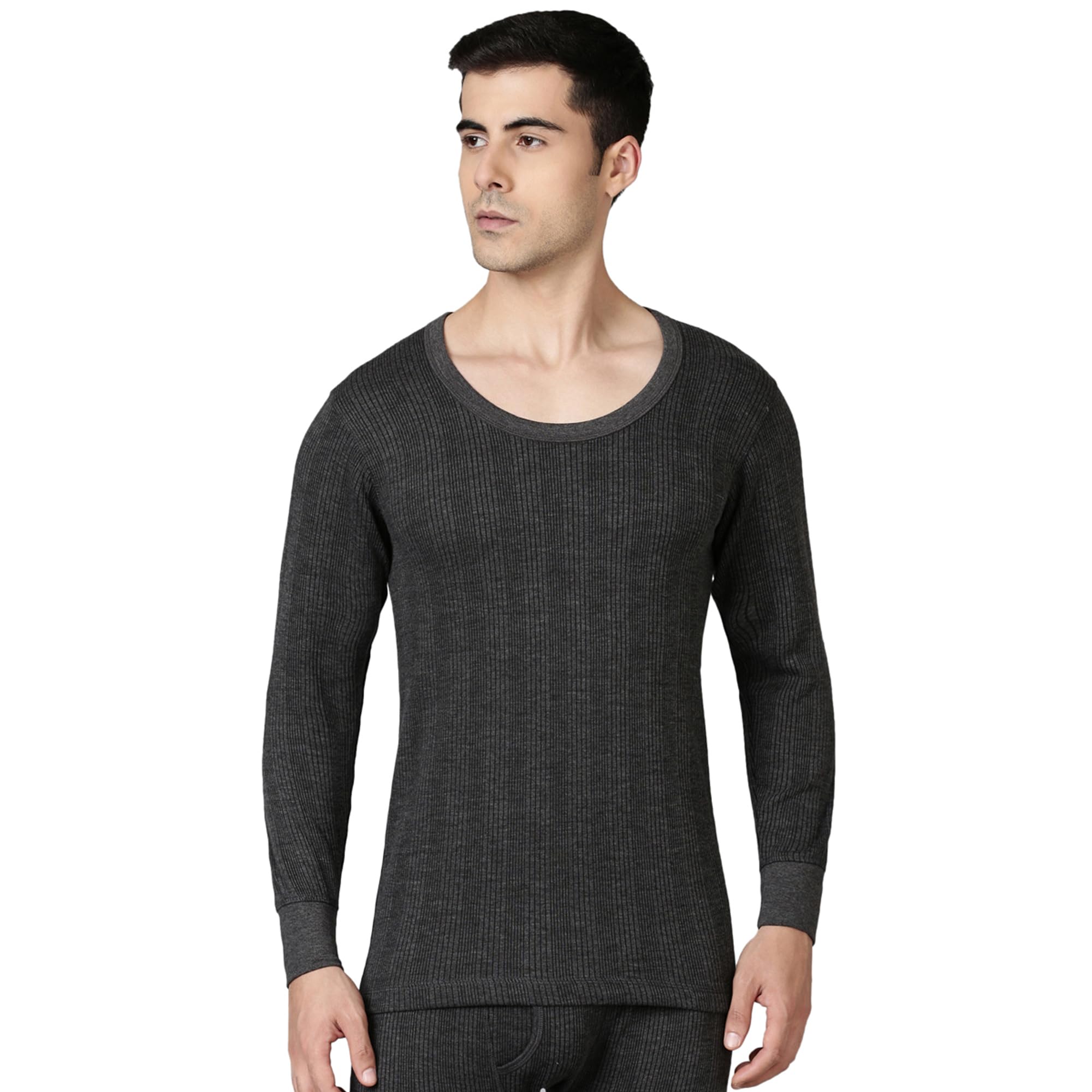 dixcy scott Men's Thermal Winter Top | Round Neck Long Sleeve Body Warmer Heat Trap Technology | Enhanced Flexibility | Layering ​Compatibility | Sweat Absorption-picture-27