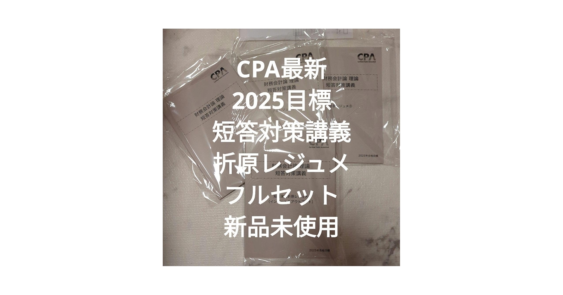 Amazon.co.jp: 能 会計士 CPA 財務会計理論 折原レジュメフル