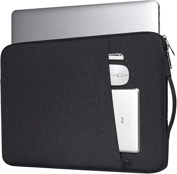 Laptop Sleeve 14 Inch, 14 Inch Laptop Case for Dell Latitude/Inspiron, HP ASUS Lenovo Chromebook/Stream/ASUS Vivobook/Lenovo IdeaPad Computer Sleeve Bag, Black