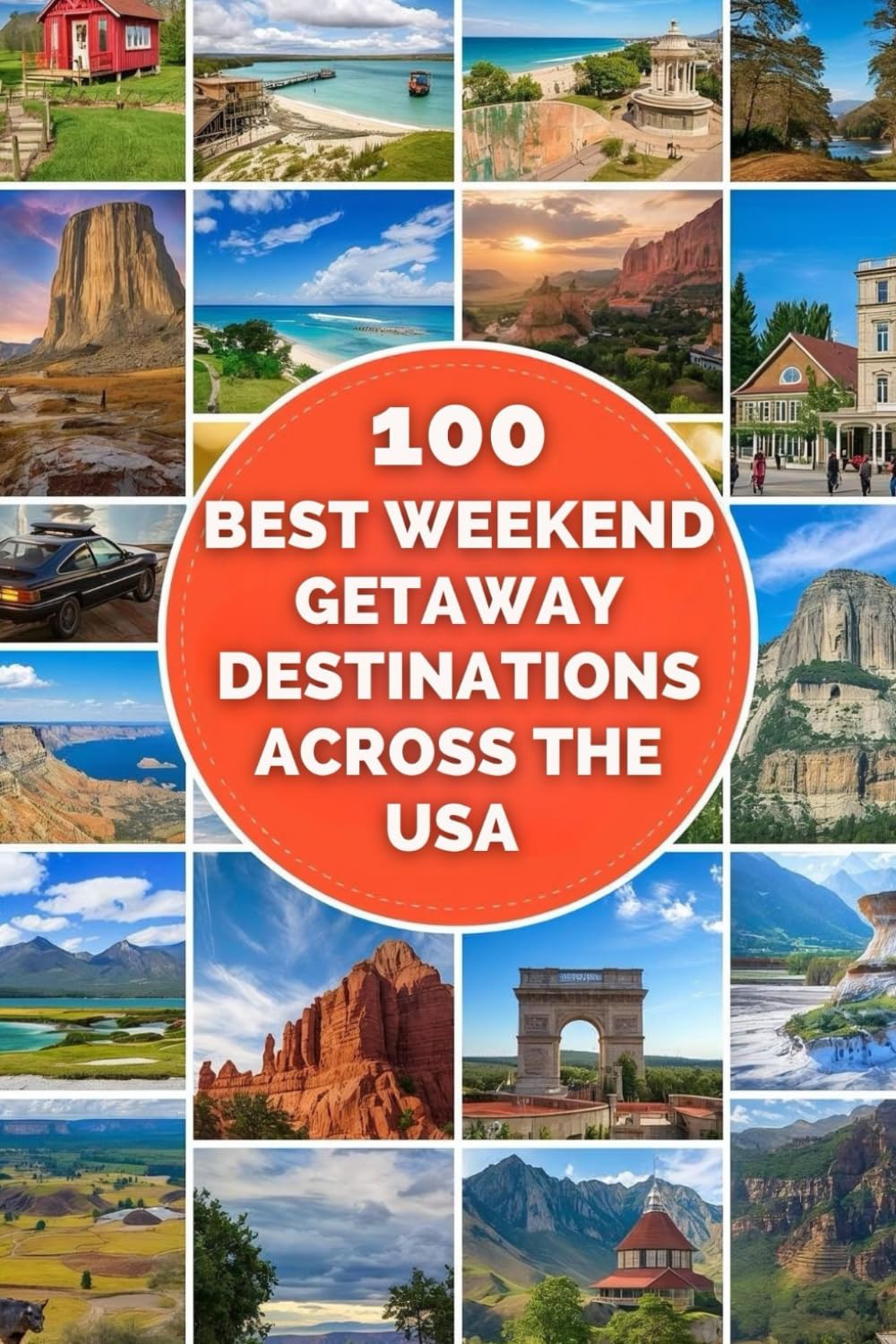 100 Best Weekend Getaways in the USA: Inspiring Short Trips, Hidden Gems, and Classic Escapes for Every Kind of Traveler      Paperback – December 22, 2025