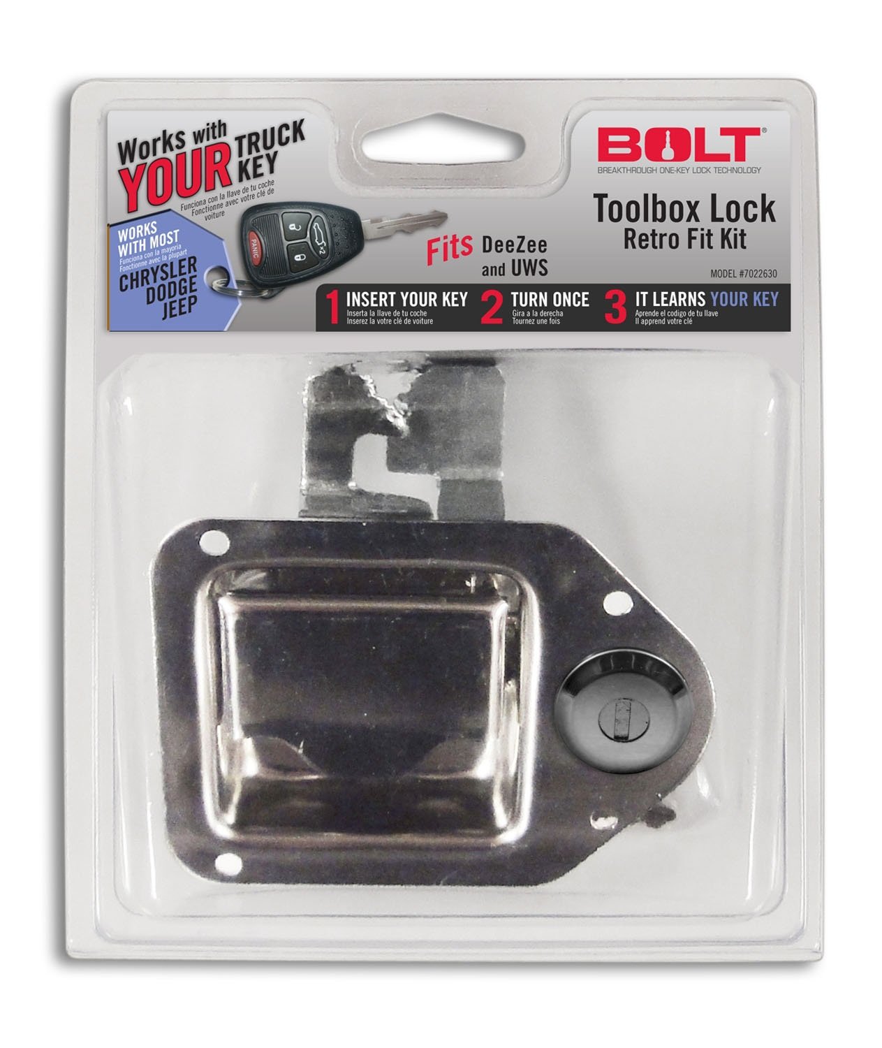 Amazon.com: Bolt 7022699 Toolbox Latch Retrofit Kit for Dodge
