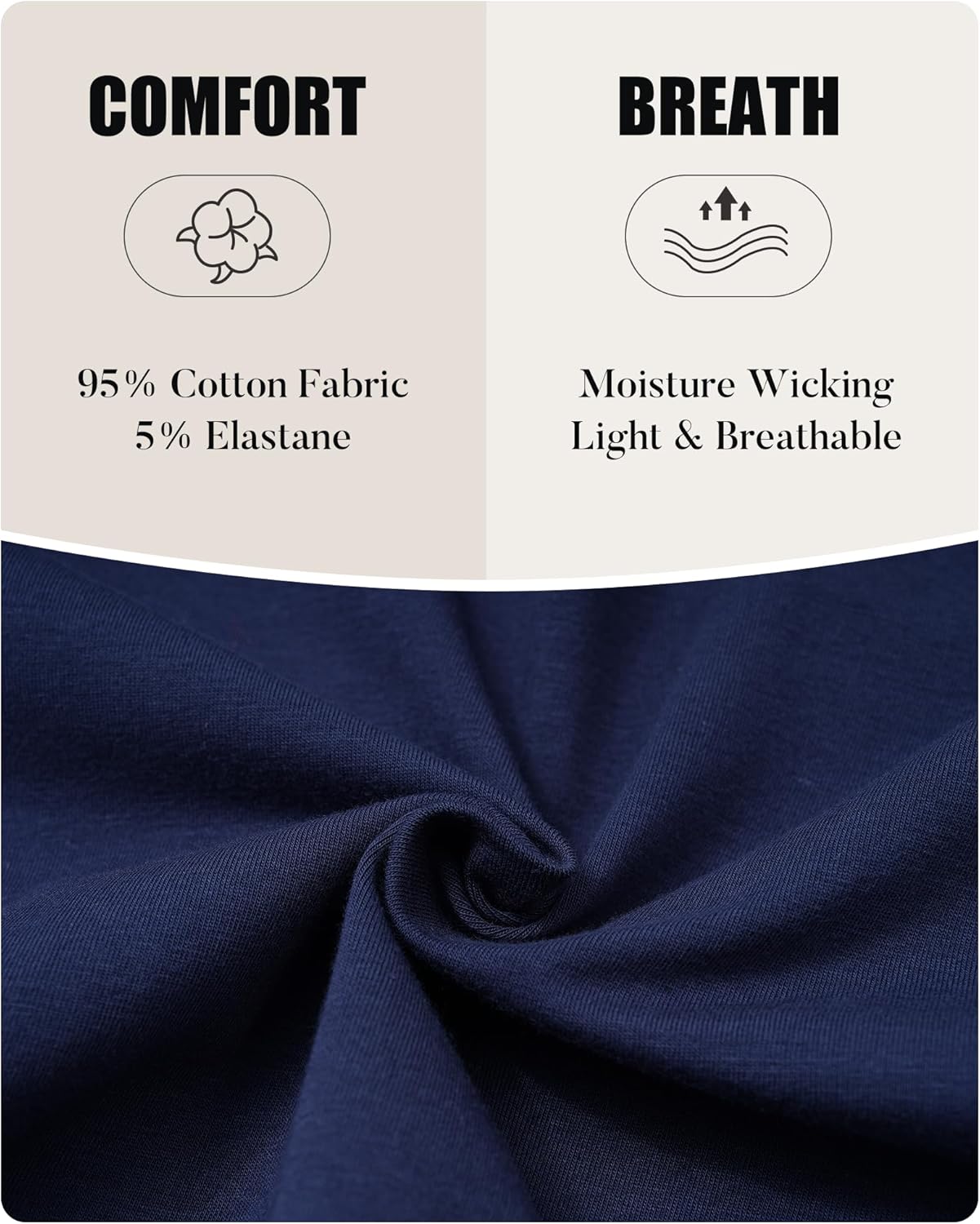 LEVAO Cotton Underwear for Women, Lace High Waisted Lace Hipster, Stretch Bikini Briefs for Ladies, Breathable & Soft, 6 Pack - Image 4