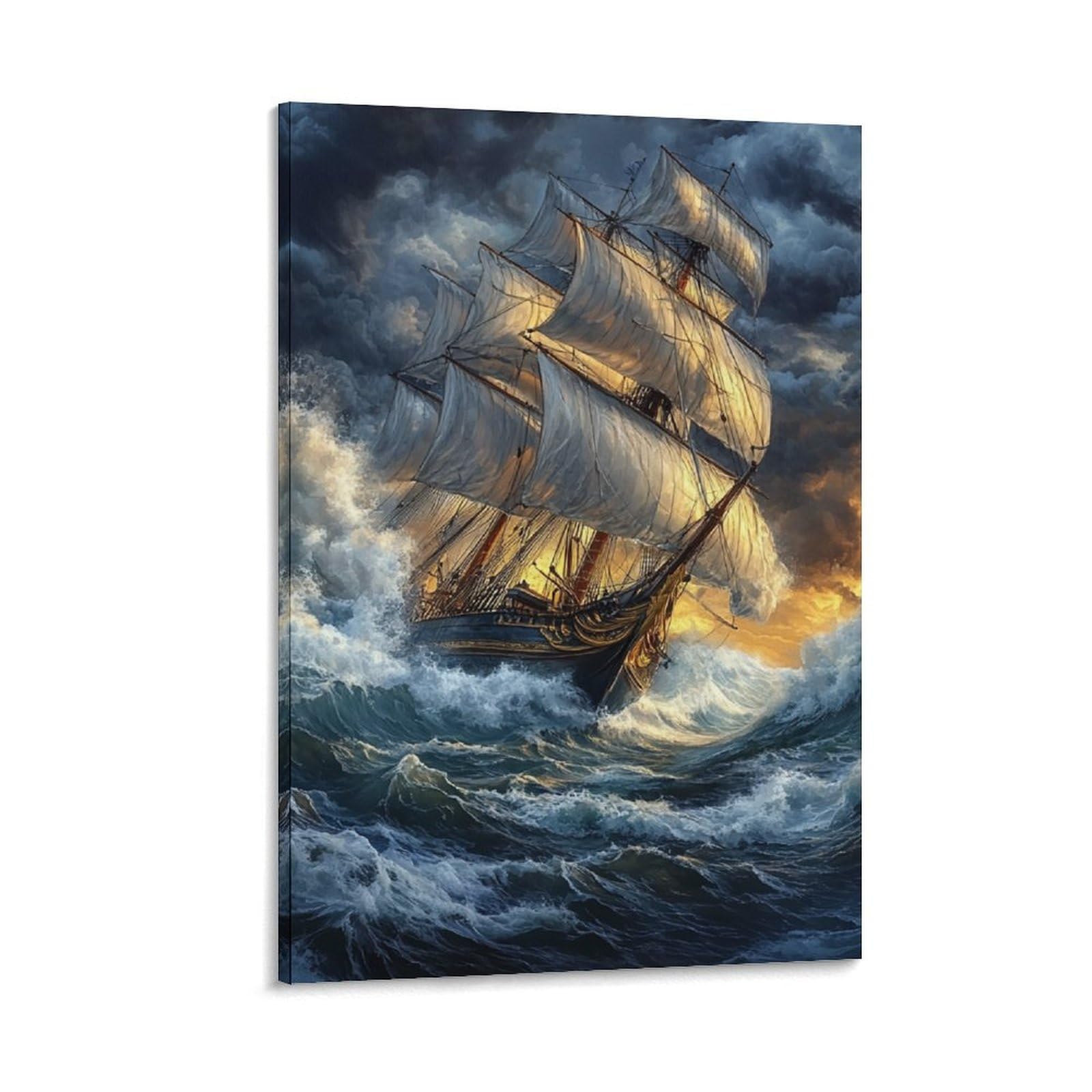 Impression sur toile bateau de haute qualité 30x45