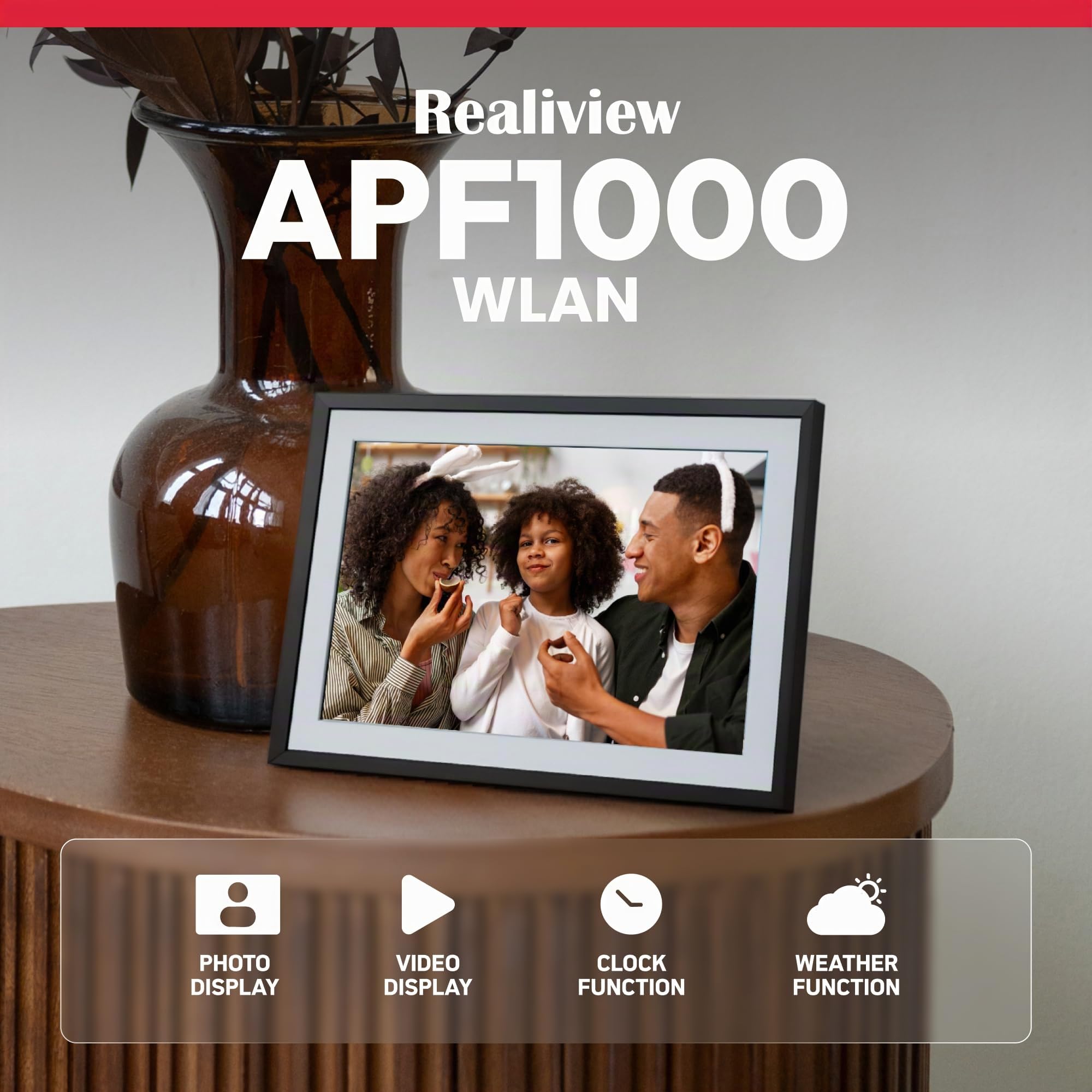 AgfaPhoto AGFA Photo – Digitaler Fotorahmen HD WiFi RealiviewB – Bild 2