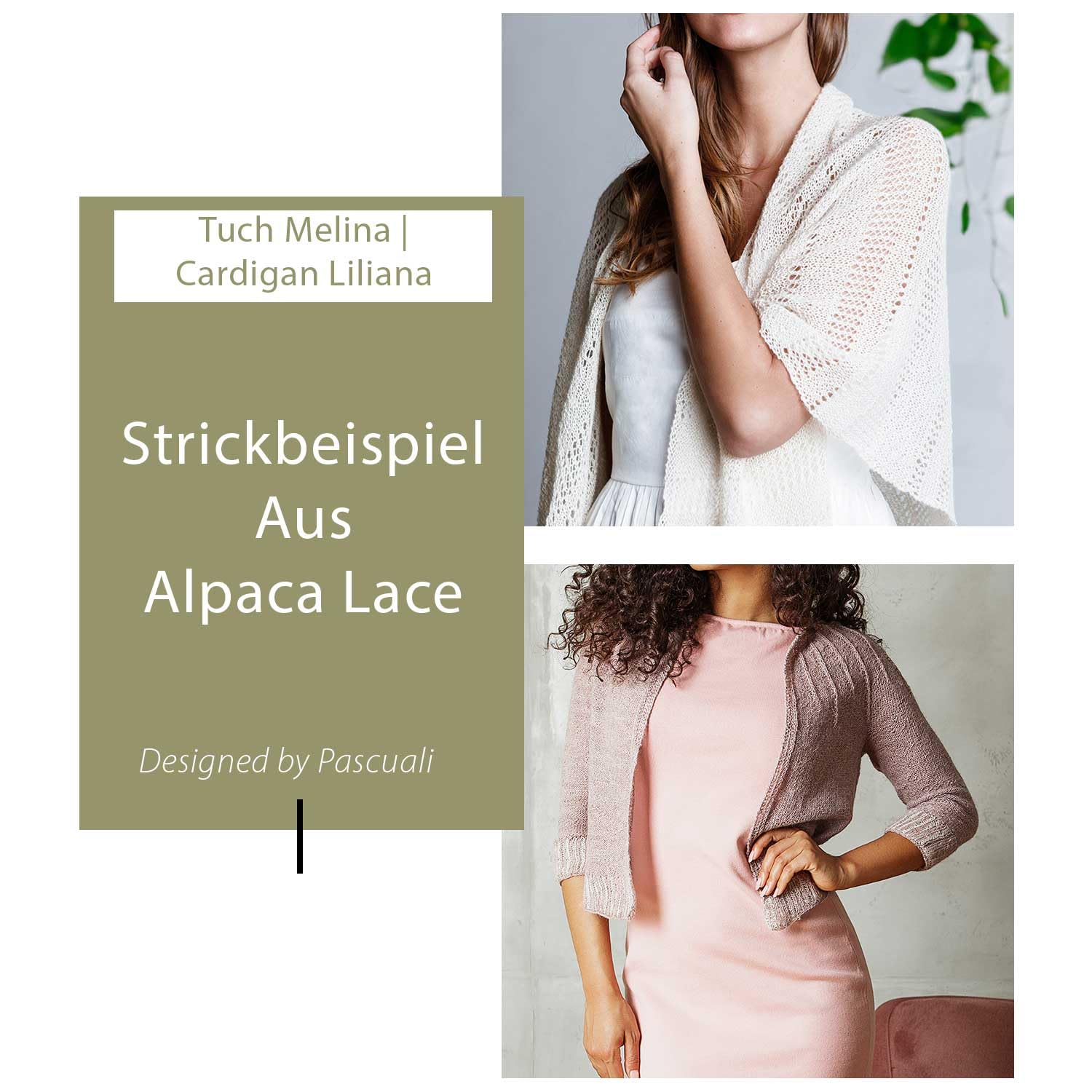 PASCUALI Alpaca Lace - Gomitolo di lana di alpaca, 100% lana di alpaca, per lavorare a maglia e all'uncinetto, set da 3 fili, 150 g, colore: noce 34