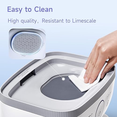 Miniatura 8 de Snow Bear Esterilizador de biberones y secadora con pantalla táctil, esterilizador de botellas de vapor 6 en 1 para biberones, chupete, parte de