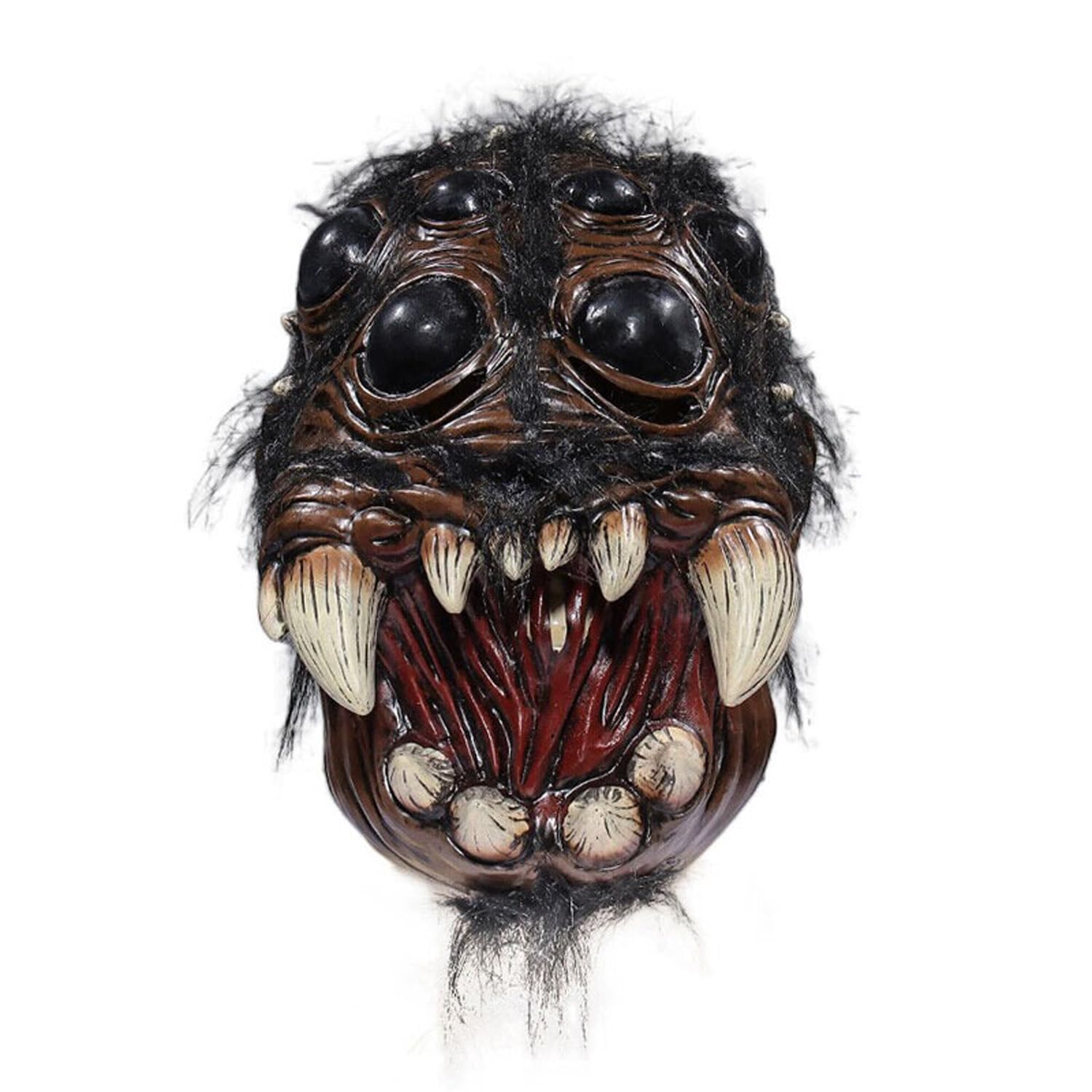 Realistic Spider Latex Mask Animal Face Half Head Halloween Costume Party Cosplay Carnival