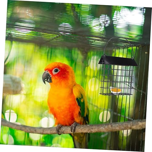 Miniatura 6 de Cabilock Comedero cuadrado para pájaros de malla, comedero para pájaros carpinteros para exteriores, comedero para pájaros silvestres, comedero para