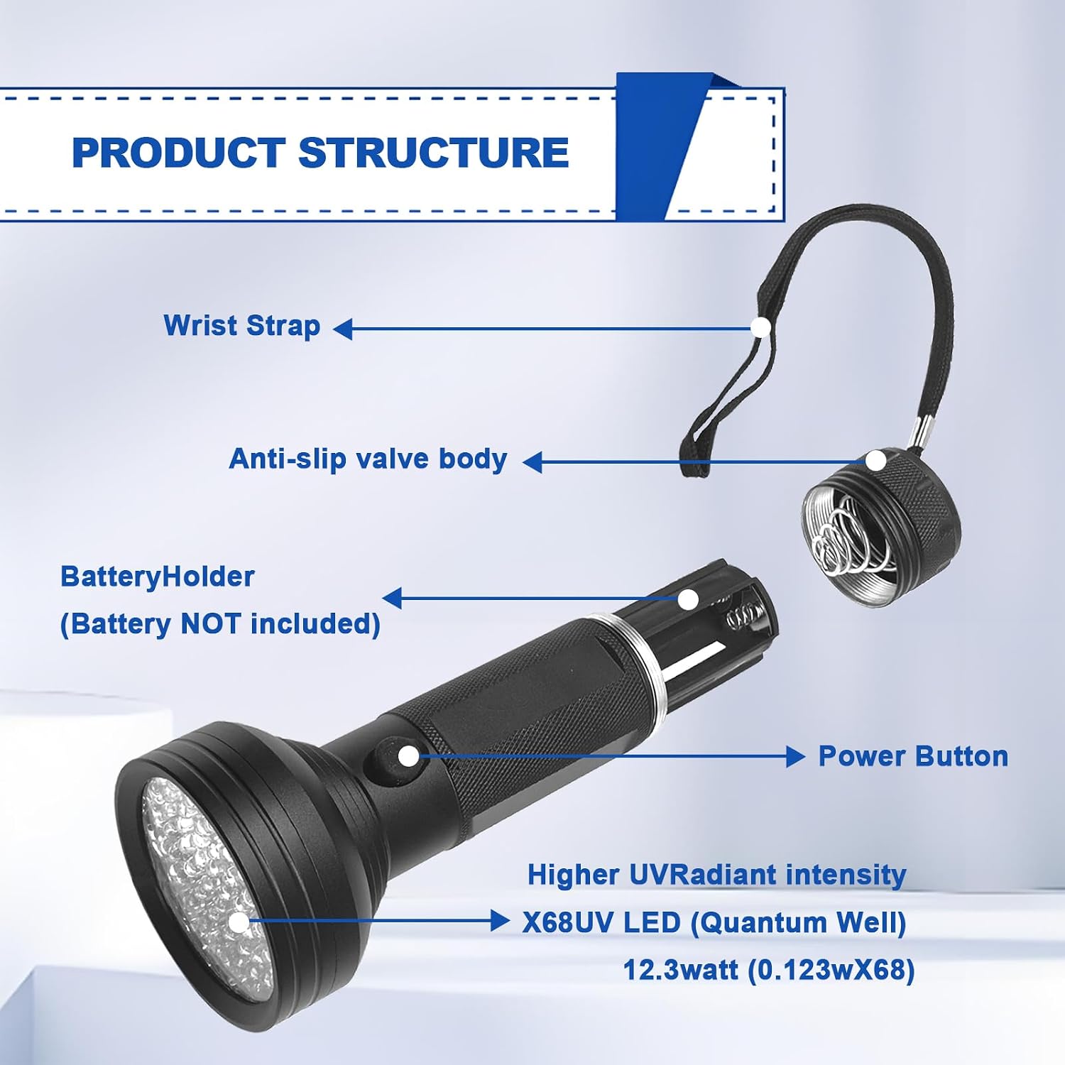 Auto Air Conditioner Leak Test Tool, Leak Test Tool Kit, Car Oil AC Dye Detection Kit, Automotive Professional Tool with Flashlight & Glasses