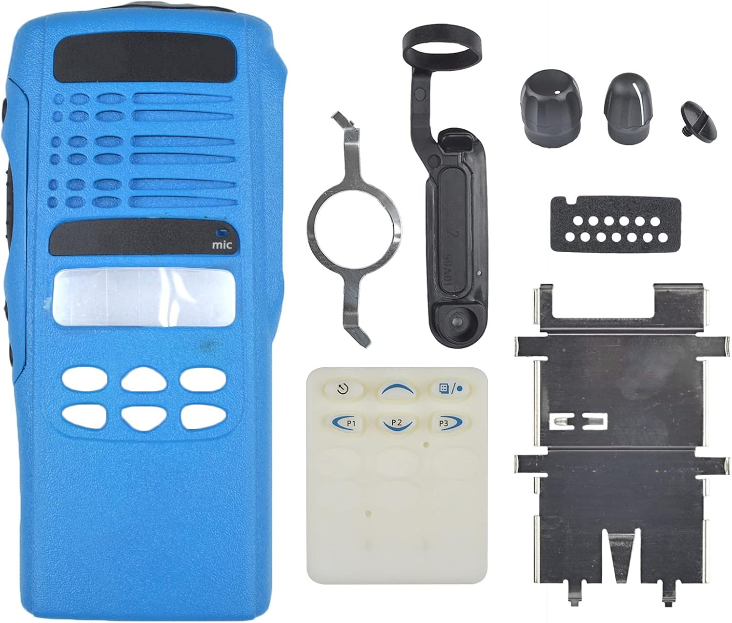 Limited Keypad Replacement Repair Case Housing Cover for HT1250 Radio (Green)