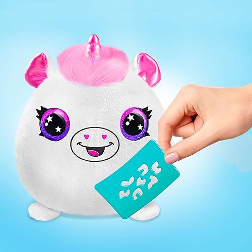 Miniatura 9 de Canal Toys Personaliza el unicornio de peluche esponjoso mediano con aerógrafo. Decora, lava, repite. Personaliza tu propia felpa de arte en aerosol
