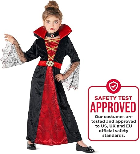 Vista 4 de Morph, Vampire Costume Kids, Vampire Costume Girl, Girls Vampire Dress, Vampire Outfit Kids, Girl Vampire Costume