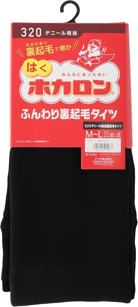 Amazon | [アツギ] タイツ [ホカロンタイツ] フリース調 裏起毛タイツ