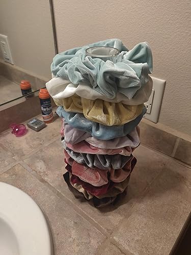 Miniatura 5 de Cq Acrylic - Soporte para coleta y coletero, soporte para pulsera para niñas, soporte para coleteros, pulseras verticales y soportes para coleteros,