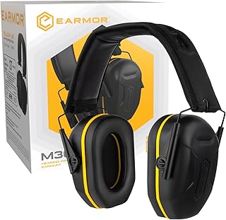 EARMOR M300T Shooting Ear Protection,Electronic Ear Protection For Shooting Bluetooth 5.4 Earmuffs with Gel Ear Pads,29dB SNR