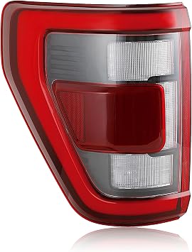 Black LED Tail Lights w/Blind Spot Compatible With 2021-2023 Ford F150 | Module NOT IncludedSmoked Taillight Assembly Rear Brake Lamp Signal Left Driver Side ML3Z13405D ML3Z13405E
