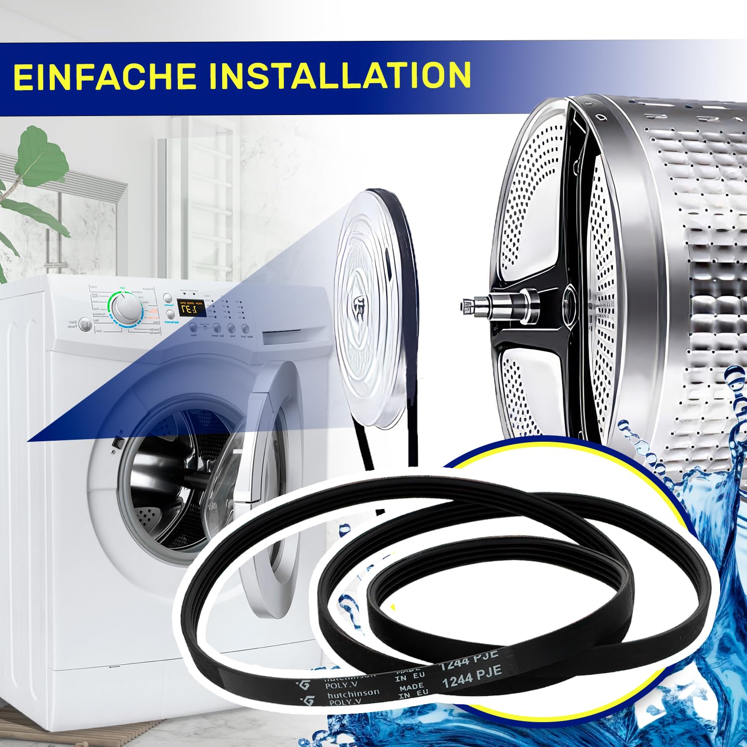 Keilriemen Riemen 1244J4EL 4PJE 1244 J4 MAEL Original Beko Blomberg