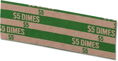 Miniatura 4 de MMF Industries Envoltura de monedas de tubo plano, 1000 por caja (216020002)