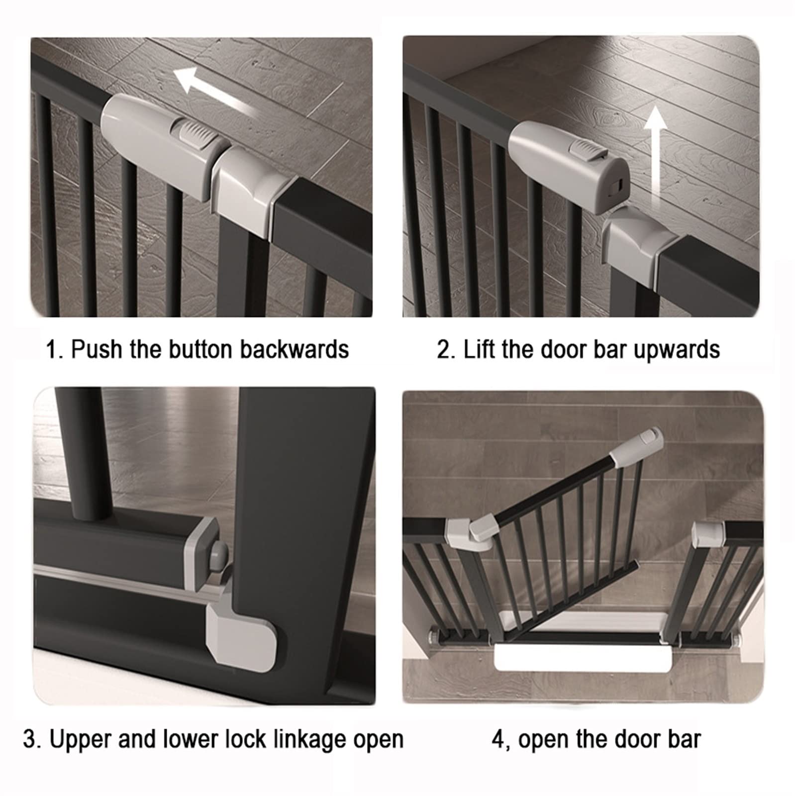 Trappoorten for Honden, Hoogte 80cm Multifunctionele