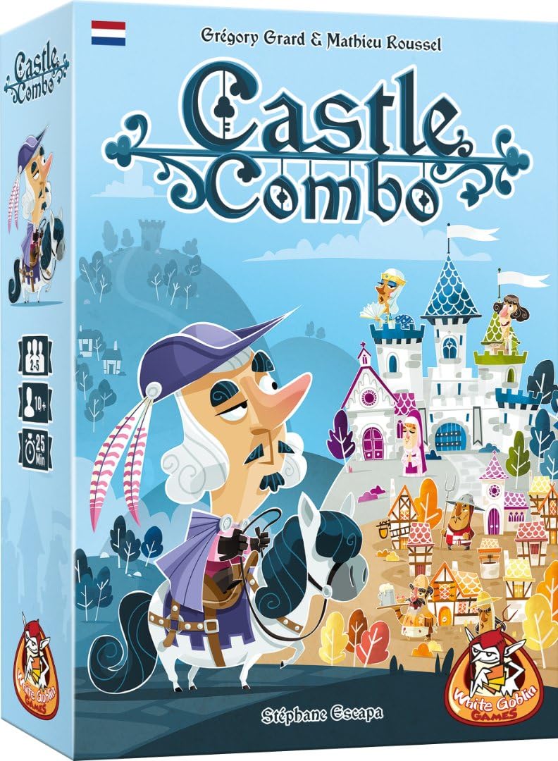 White Goblin Games strategiczna gra karciana Castle Combo dla rodzin