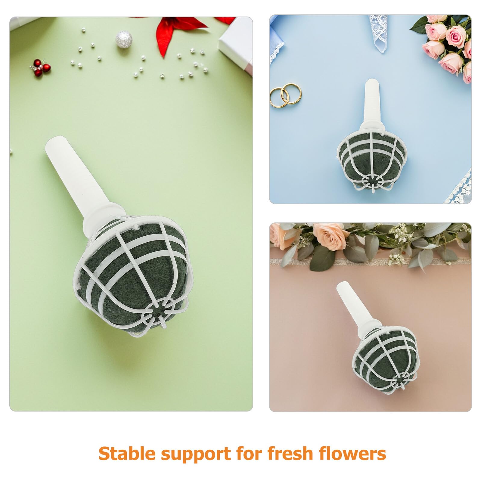 Soporte para Ramo de Flores de Novia con Asa, 18 Piezas