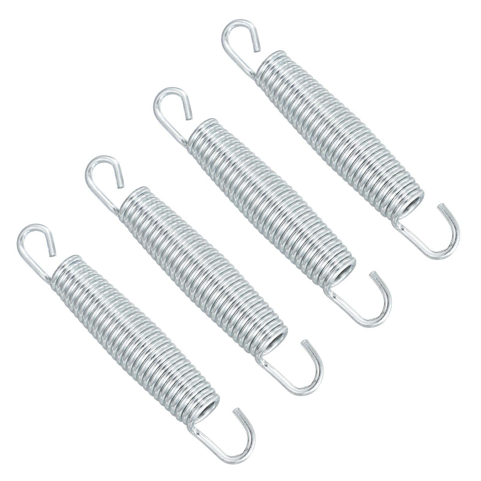 YELARXI Trampolines Springs, 2Pcs & Carbon Steel & 5.3 Inch Replacement Accessories Fitness Rebounder Extension Spring Universal Trampolines Heavy Duty
