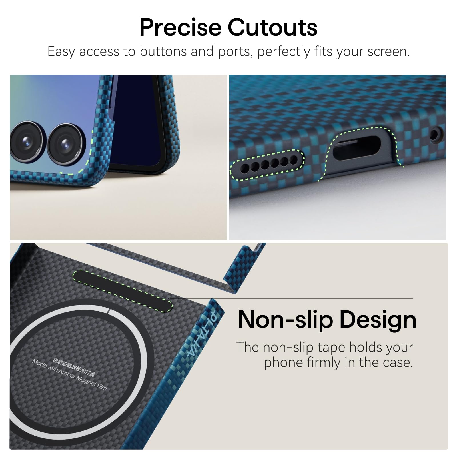 Amazon.com: pitaka for Z Flip 7 Case, Compatible with MagSafe