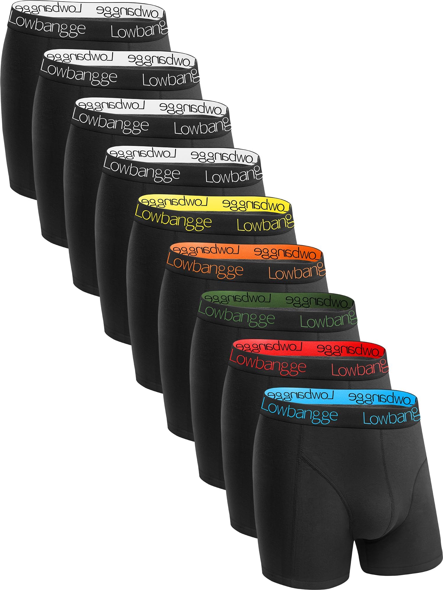 Calzoncillos Hombre Boxer, Pack de 9 Unidades, Algodón de Alta Elasticidad, Suaves y Cómodos, Piernas Alargadas, Ajuste Cercano y Antirollo