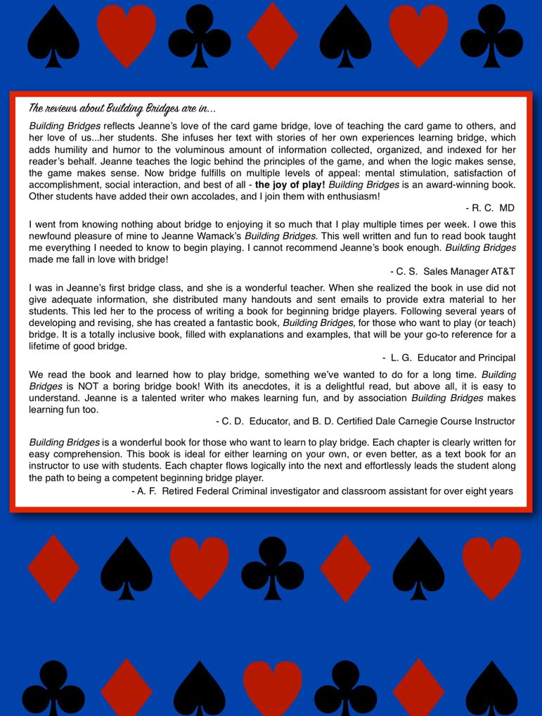 BUILDING BRIDGES, An Introduction to the Card Game BRIDGE