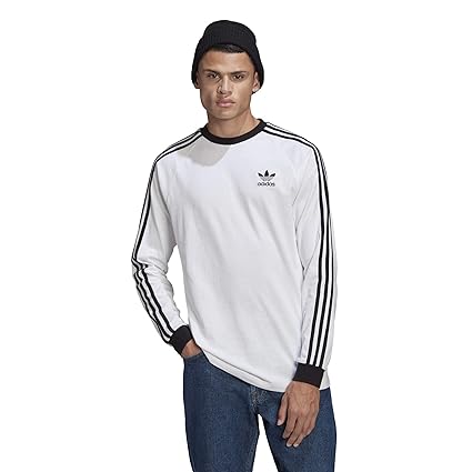 Adidas 3 stripe long sleeve top Clearance