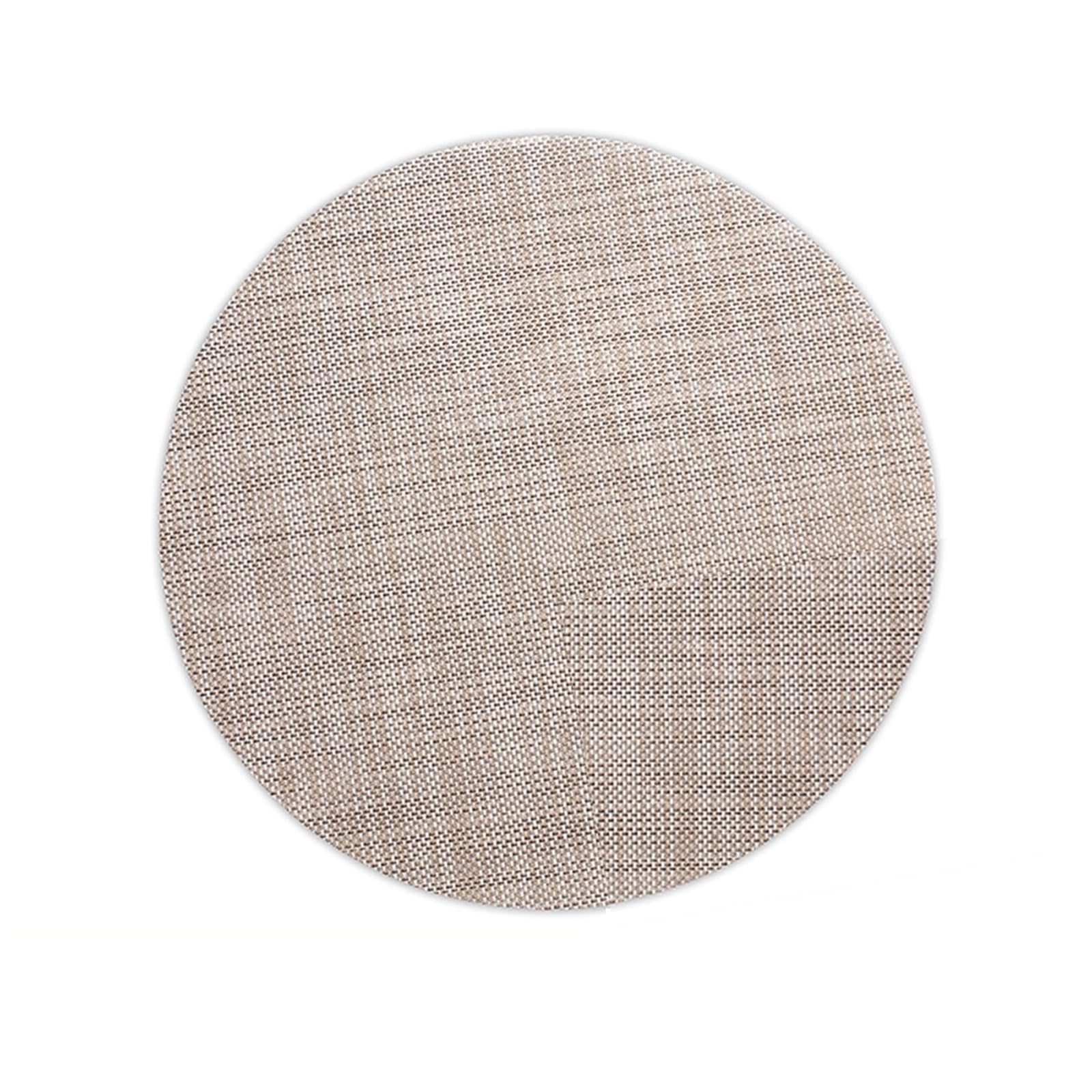 Lot de 6 sets de table beige lavables 35 cm anti-rayures pour cuisine