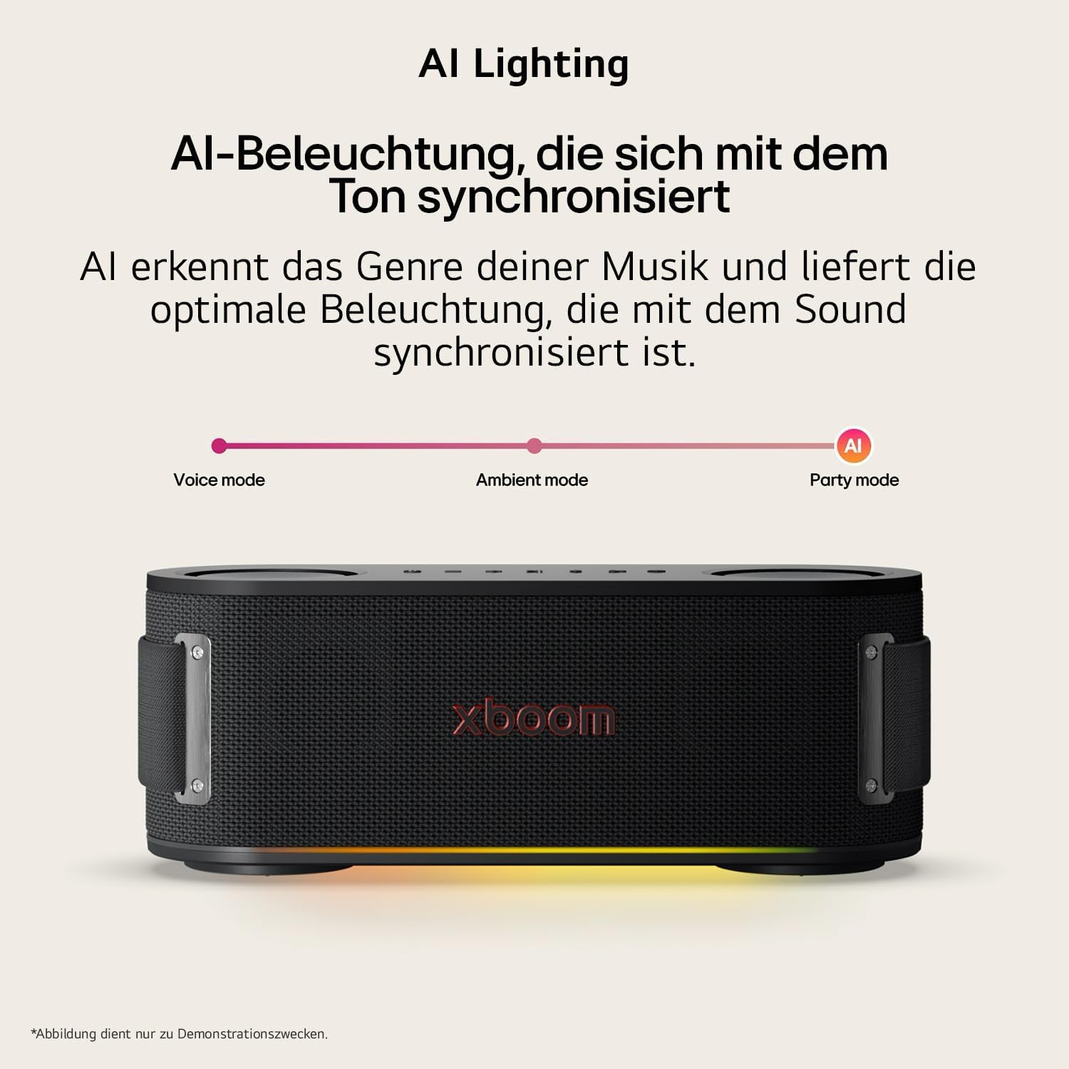 LG xboom Bounce by will.i.am, tragbarer Bluetooth-Lautsprecher (Signature Sound, nach Oben gerichtete Passivstrahler, IP67, bis zu 30 Std. Akkulaufzeit), Schwarz [Modelljahr: 2025]