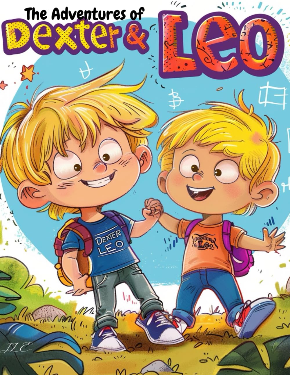 The Adventures of Dexter & Leo: Fun dinosaur colouring book for kids age 8-12