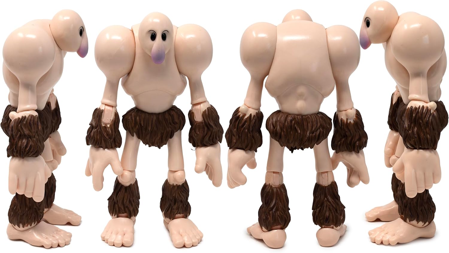 Boss Fight Studio Popeye Classics The Goon Action Figure – Highly Articulated Collectible and Customizable Figurine with Accessories Including Club and Alternate Hands – 1:12 Scale image 5